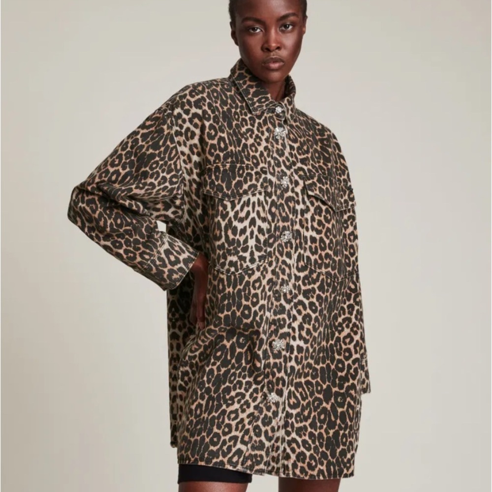 All Saints Lily Shacket Dress - Picture 2 of 15